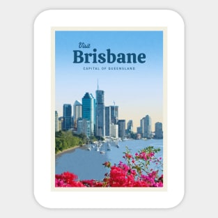 Visit Brisbane Sticker